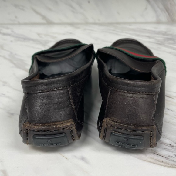 Gucci Sherry Line Leather Loafers - Picture 9 of 14